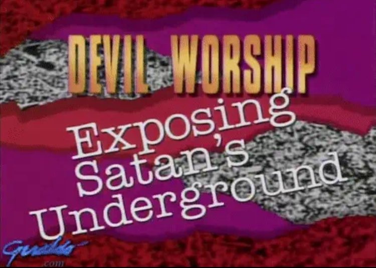 Satanic Panic during the early 1990s: