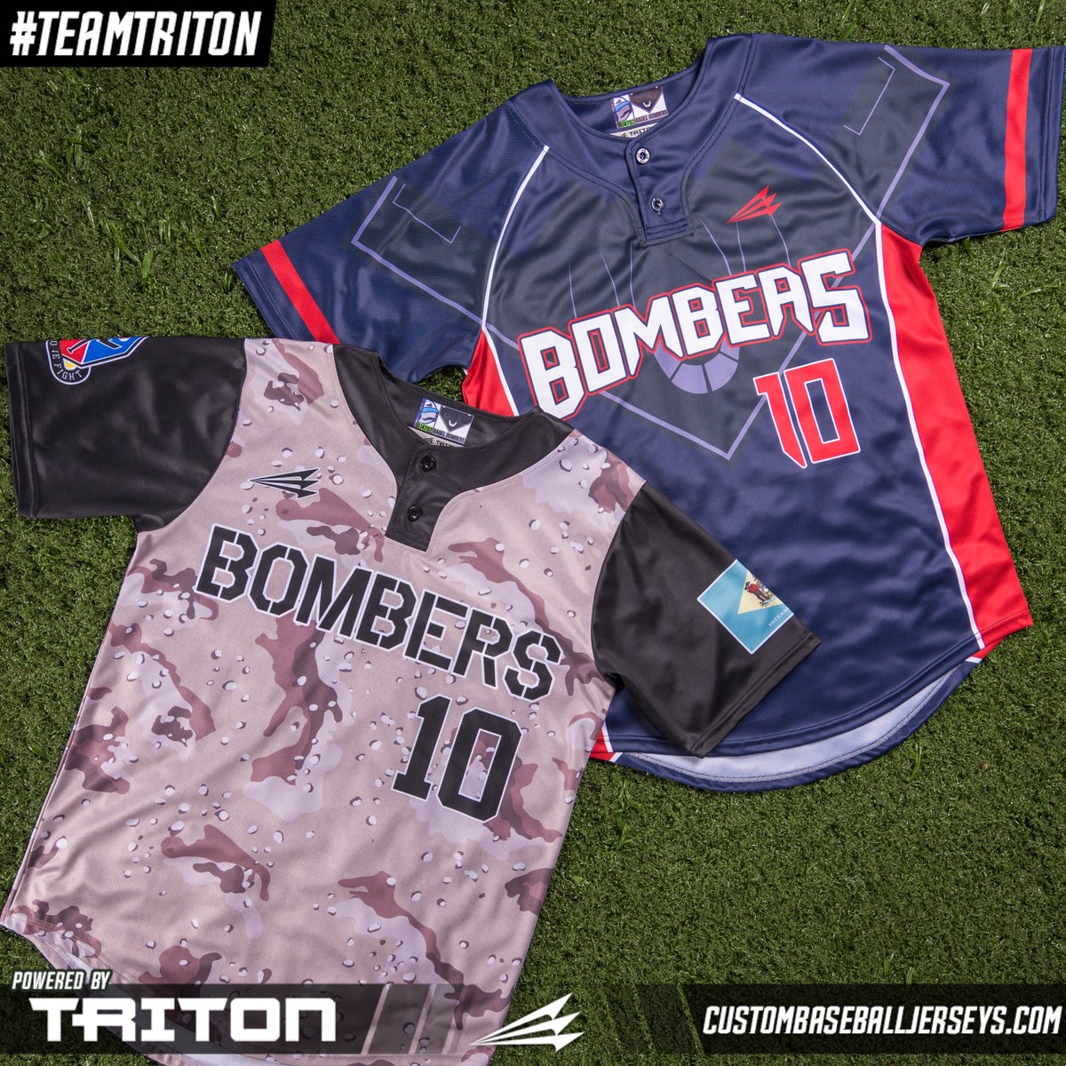 custom baseball jerseys triton