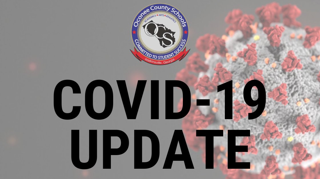 This afternoon, Gov. Brian Kemp announced an Executive Order that school closures are extended through Fri., April 24. OCS plans to re-open Mon., April 27. Spring Break will be observed from April 6-10 as planned. Please visit oconeeschools.org/COVID19 for more info.