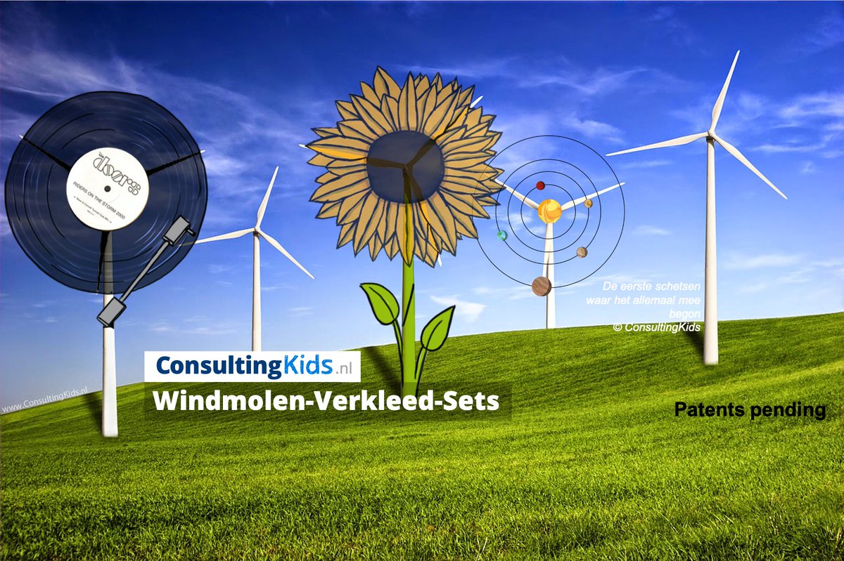 PILOT WINDMOLEN-VERKLEED-SET START OP 7 PLEKKEN IN NEDERLAND 
De oorsprong ligt bij uitkomsten ConsultingKids-trajecten voor de zoektocht naar  impuls voor de energietransitie. shorturl.at/ejvLQ

Intrigerend?
<a href="/NOS/">NOS</a> @jeugdjournaal <a href="/RTLnieuws/">RTL Nieuws</a>