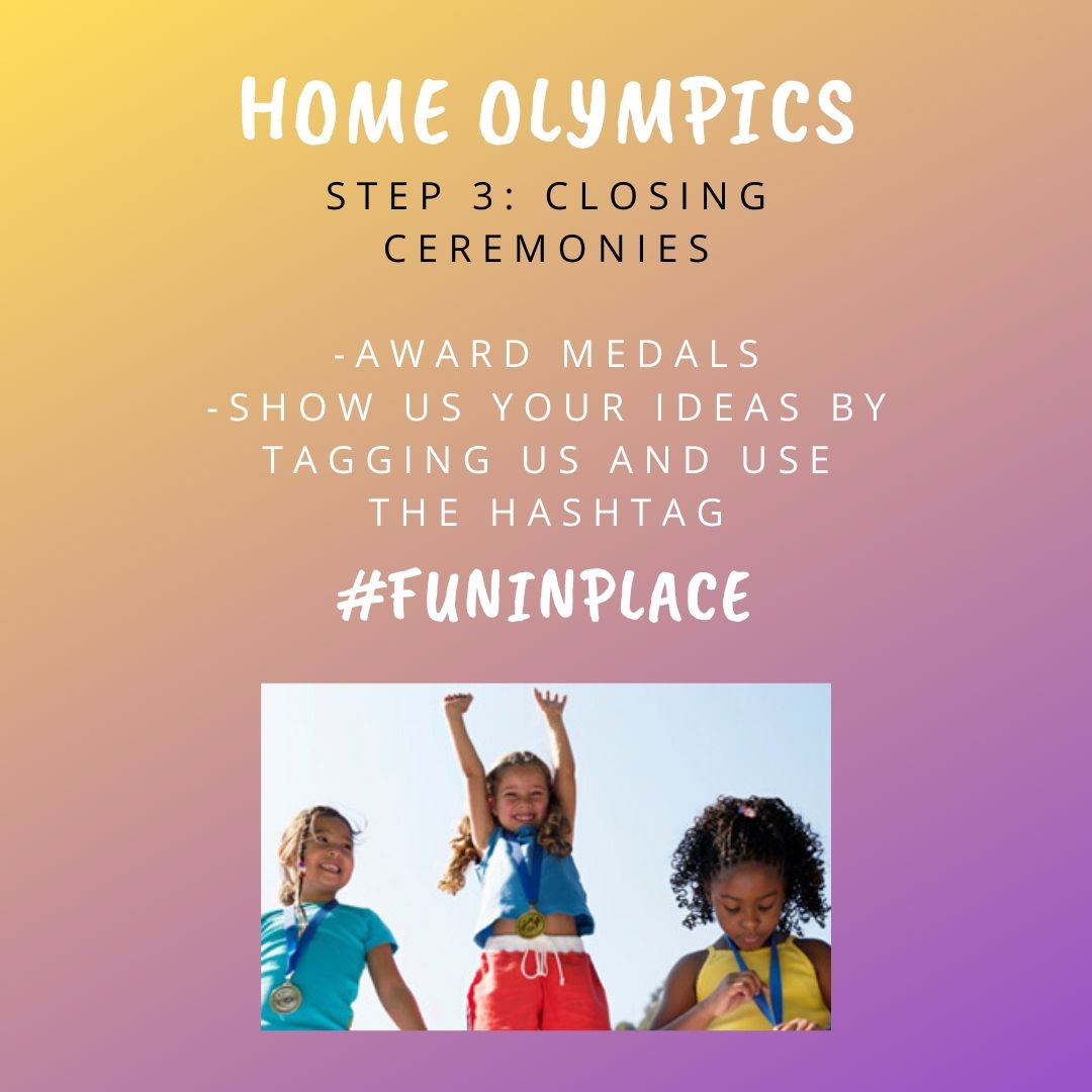 rleparks's tweet image. Looking for something fun to do at home? Join us for the Home Olympics. Scroll through our post for more info. Let us know how your Home Olympics went by tagging us in your post or using the #funinplace

#homeolympics #shelterinplace #homerecreation