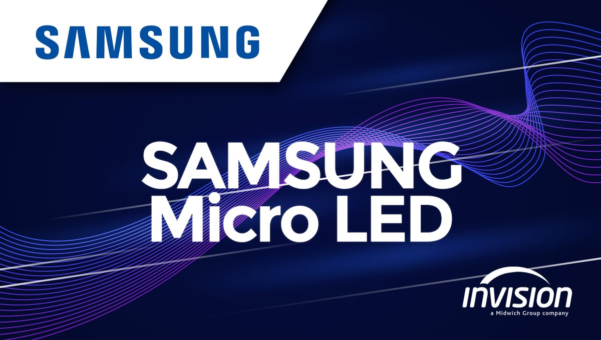 HiddenWires's tweet photo. Invision adds Samsung webinar looking at Micro LED technology &amp; the future of these screens https://t.co/dopimd3y9S

@Invision_UK @Samsung @TrinnovAudio  #microLED #displaytech #homecinema #hometheatre #audio #homeaudio #TV #4K #8K #TheWall #Samsung #homeav #residentialav https://t.co/4MWH8jhFWs