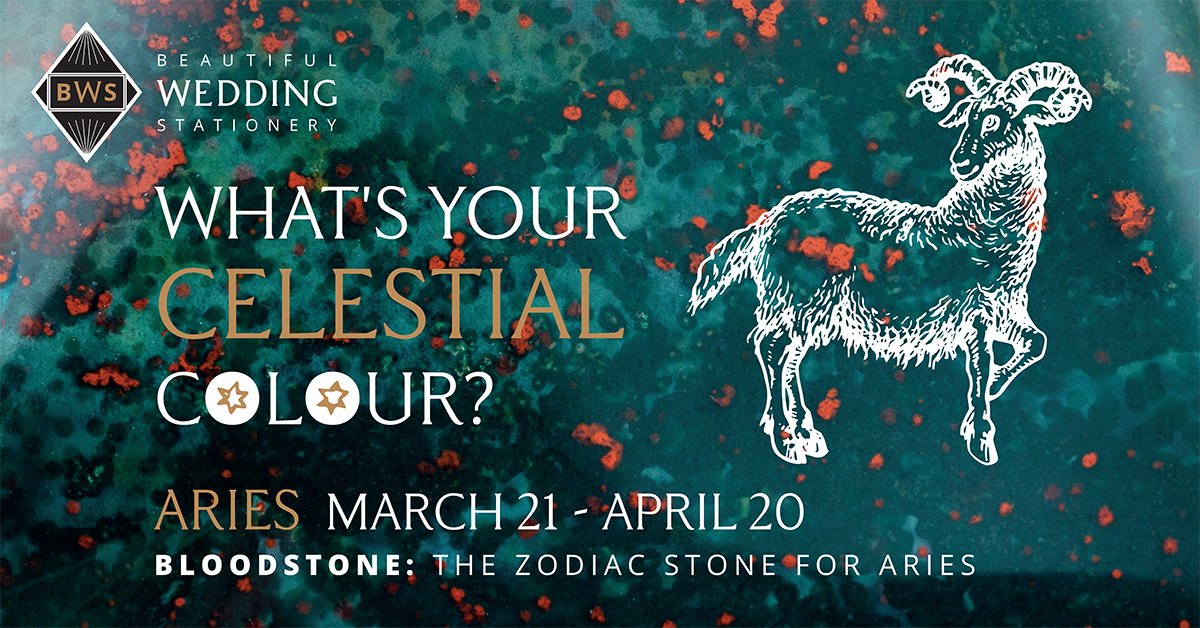 Every #ZodiacSign has its own assigned colour &amp; birthstone. Whether you believe life is written in the stars, #ZodiacWheels provide   #WeddingStationeryInspiration.
#wedding #WeddingPlanning #Zodiac #StarSigns #Aries #Birthstones #WeddingAdmin #WeddingStationery