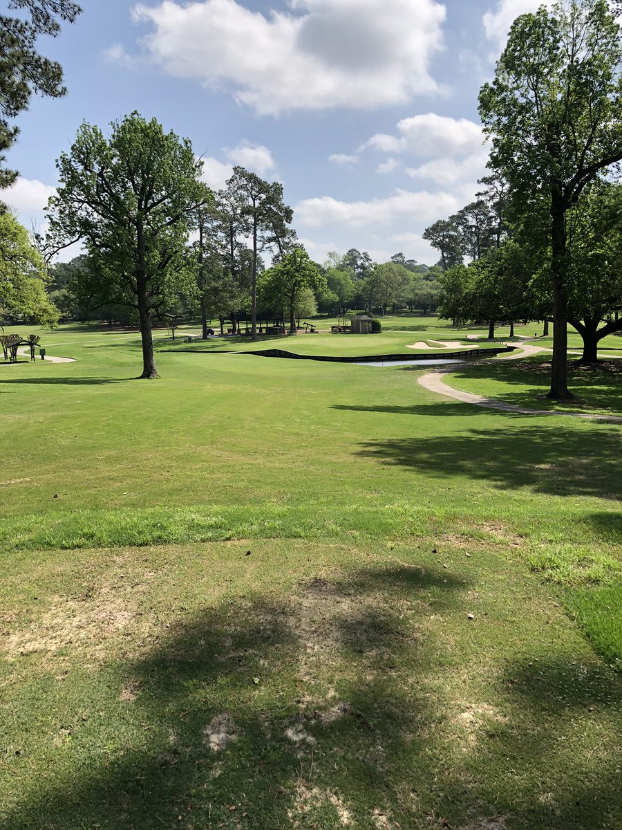 RustyHerridge's tweet photo. CCC #8 this morning.  First 9 holes of golf in a very long time.  Course was beautiful and finished just before afternoon heat wave.  
6-4-5-6-4-4-4-3-5. Now if I could find someone to attest my score😂

I did learn to ride my “bicycle” along the way.  #processnotresults https://t.co/Na8juUS8CV