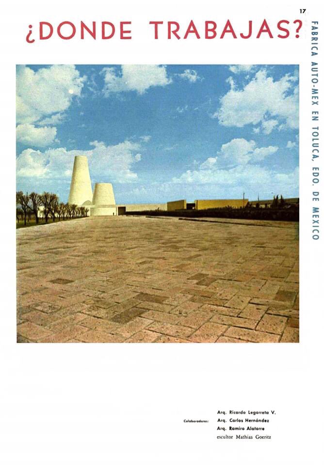 LEGORRETA_ARQS's tweet photo. #Jueves de #TBT: #Publicación de la #Revista #Calli con la #Fábrica #Automex, #proyecto de #Legorreta y la participación de #MathíasGoeritz. 
#RicardoLegorreta  (1/2) https://t.co/WH1gXa3JGW
