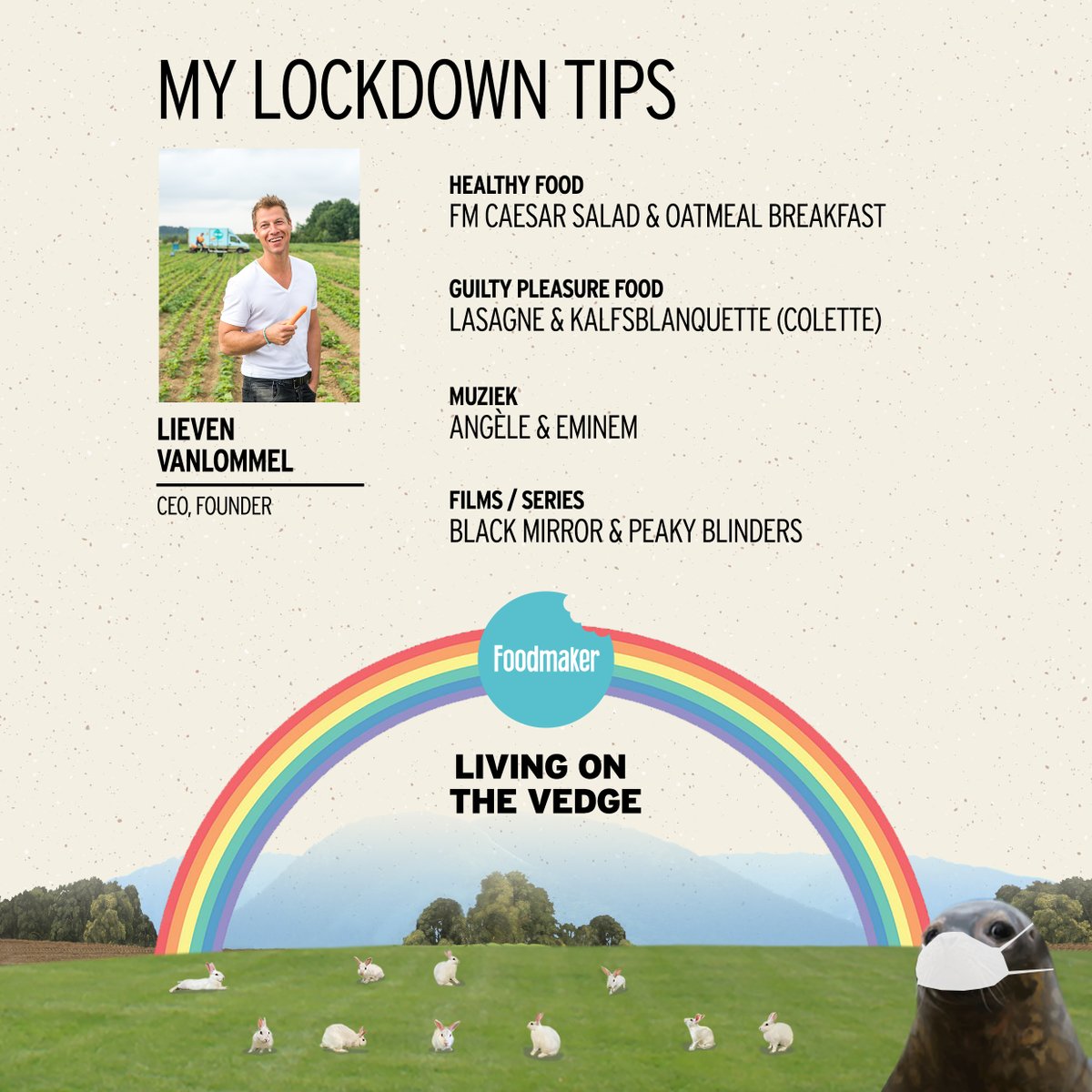 Lockdown tips van het team! 

First up: <a href="/LievenVanlommel/">Lieven Vanlommel</a>