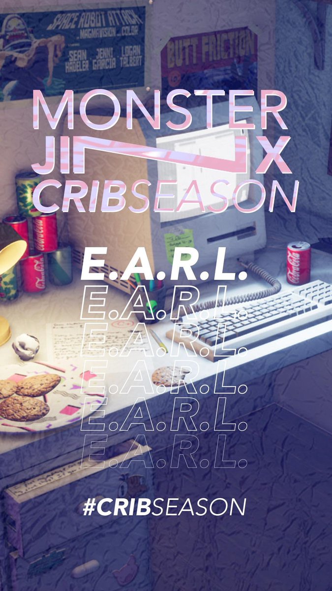 monsterjinx's tweet photo. TODAY AT #CRIBSEASON 

16:00 - new track by @earldapearl143 (soundcloud)
18:30 - Live Set by @darksunn (IG Live) https://t.co/Ce7joZExE9