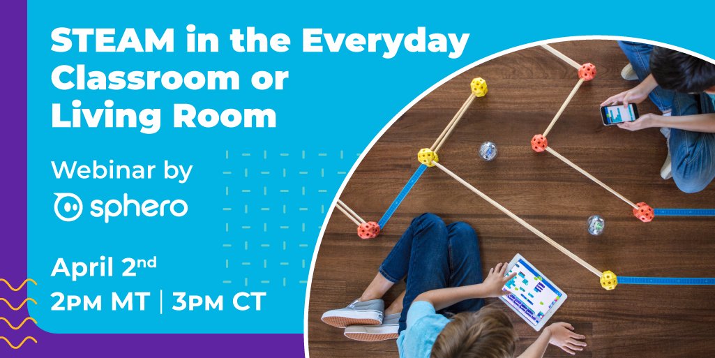 With many of us adjusting to a new “normal” way of working and learning remotely, Sphero wants to support educators with easy access to quality educational content. Register here!: sphero.zoom.us/webinar/regist…