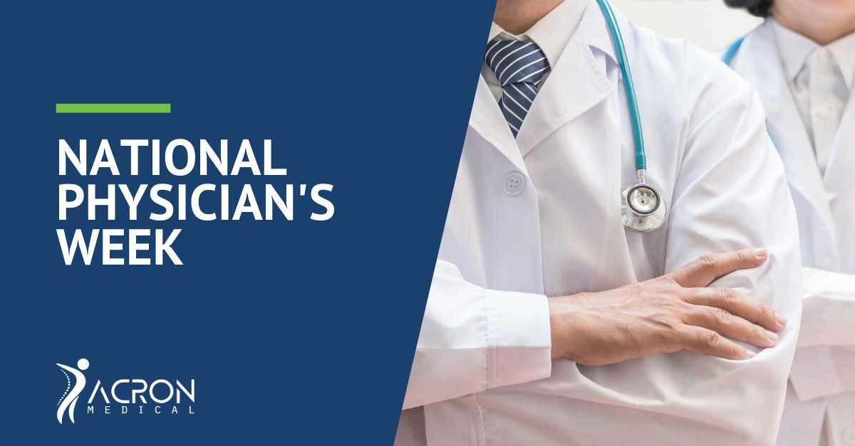 A physician's work is never done and we appreciate the long hours and hard work they put in to keep their patients well in this COVID-19 pandemic. So in recognition of National Physicians Week, we want to say Thank You! #NationalPhysiciansWeek #ThanksDoc #COVID19