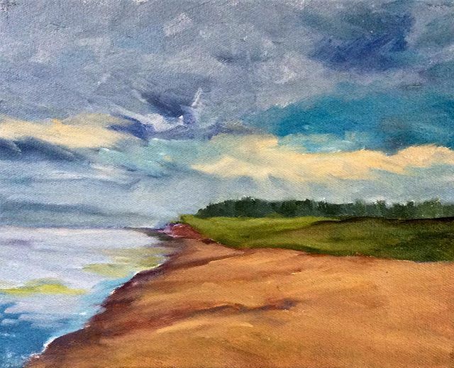 audreybunt's tweet photo. A throwback from a few years ago. A favourite spot for finding treasures on the beach. #tbt .
.
.
.
.
.
 #contemporarypainting #contemporaryartist #artcollection #painter #landscapepainting #landscapeart 
#artforsalebyartist #instagramart #oilpainting #a… https://t.co/PB3AAaR6j4 https://t.co/OzaYBlMUdV