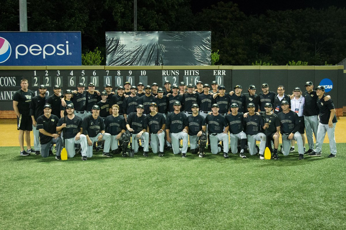 WakeBaseball's tweet photo. #tbt to that time we won the 2017 Winston-Salem Regional.

Can't wait until our next dogpile. #GoDeacs https://t.co/WY6C1r0zay
