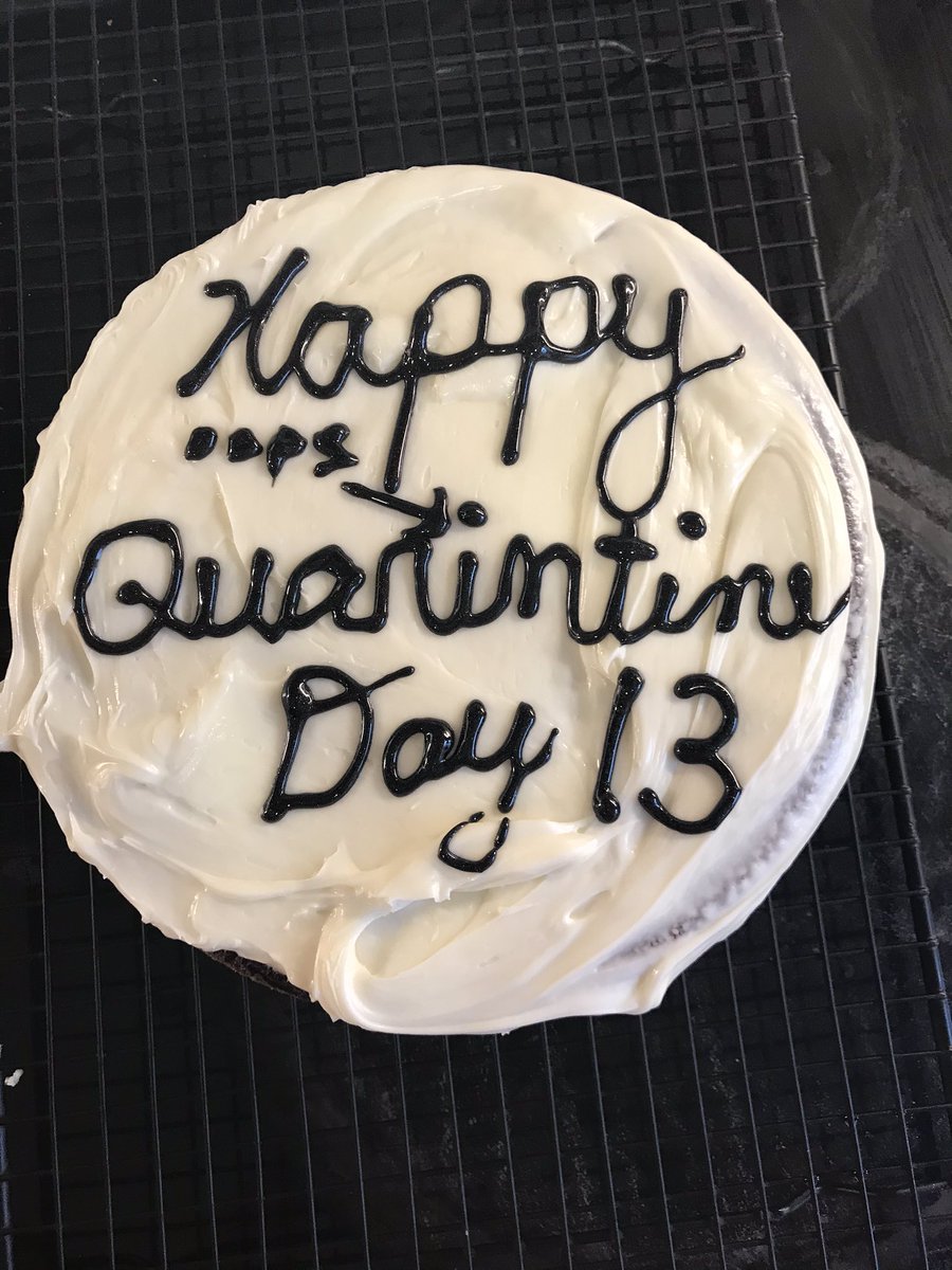 rcrani's tweet image. #QuarantineLife #grammaticallyincorrect #FixedItForYou #losingit #COVID2019 #cake #ThursdayMotivation #covid19Canada