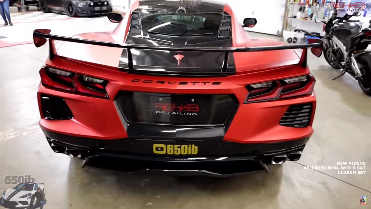 24wheel News Auf Twitter Corvette C8 Custom Wrapped With Red