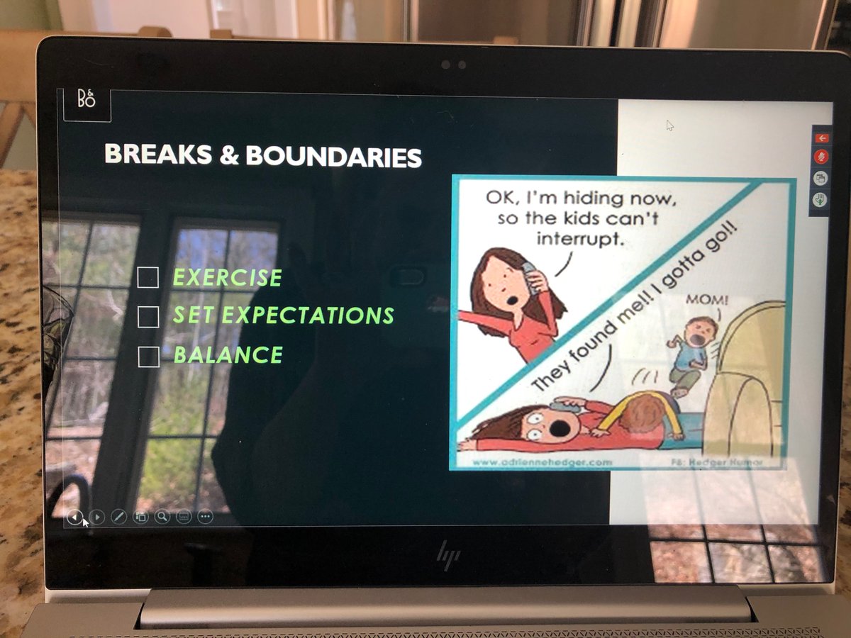 MrsGinthwain's tweet photo. Got some great tips from MIIA EAP Webinar- Working from Home Remotely! https://t.co/OinCyeEiZ0