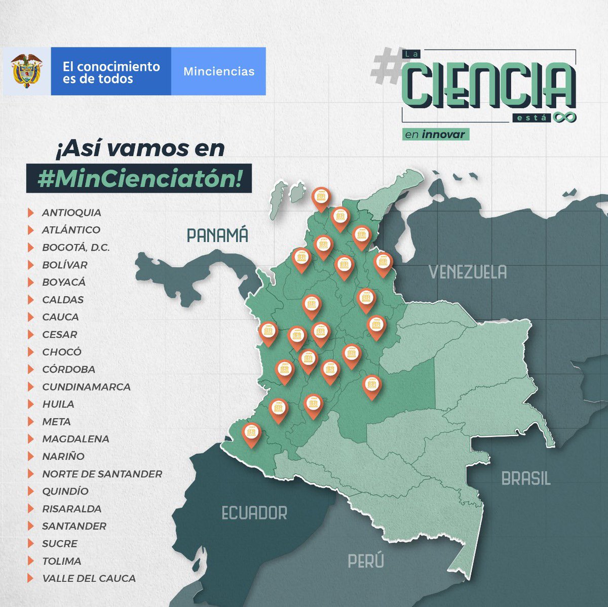 magitoto's tweet photo. ¡Así vamos en #MinCienciatón! Ya son más de 400 propuestas recibidas por los diferentes departamentos ¡Es poco tiempo!, pero gracias al trabajo en equipo y talento de los equipos de investigadores, científicos, académicos e innovadores hacemos frente al COVID -19 @MincienciasCo https://t.co/HIo2QS1jtm