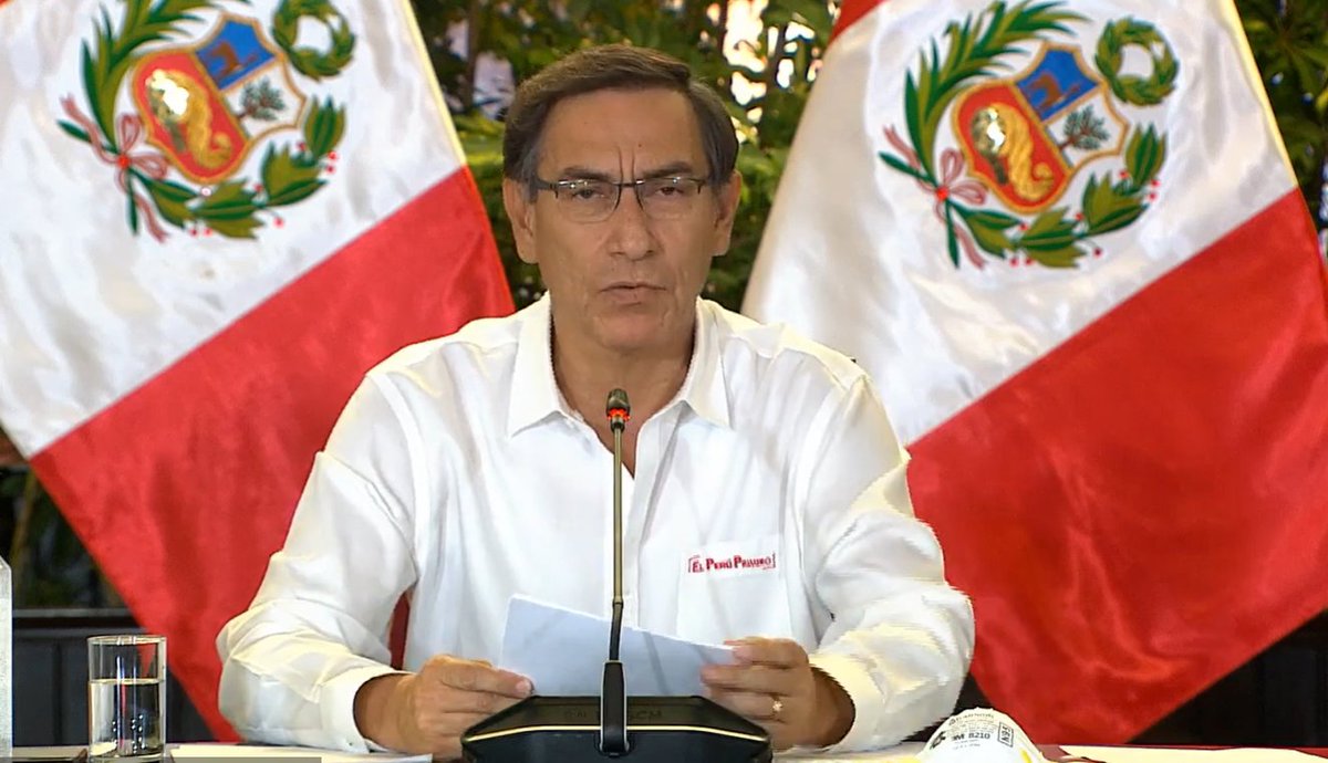 RadioNacionalFM's tweet photo. Presidente @MartinVizcarraC : "hemos tomado la decisión de ampliar el Estado de Emergencia por 13 días calendario, hasta el domingo 12 de abril"
#ElInformativoxNacional 103.9 FM https://t.co/sRTL1htDEI