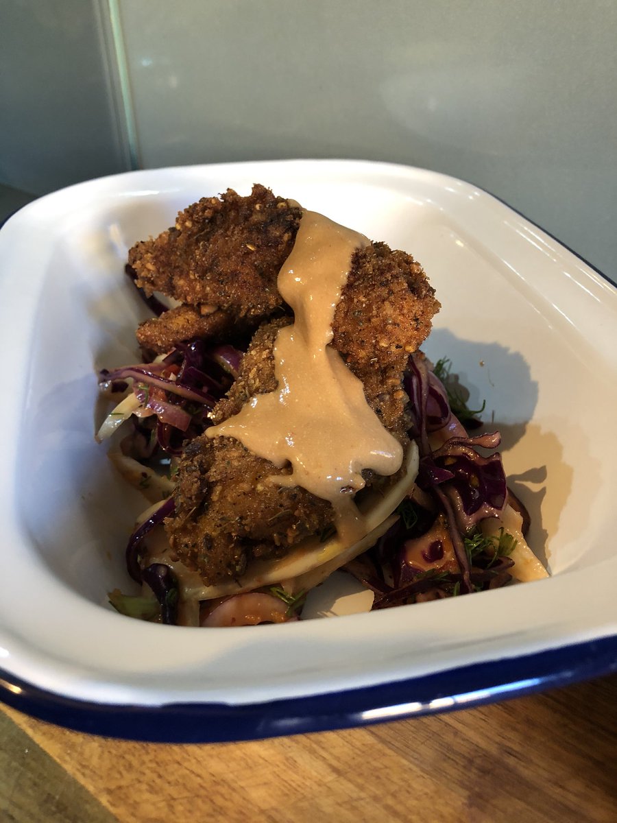 Ooooh Dirty Bettys Fried Chicken or erm Cauliflower recipe is now on FB, using up old bread and old woody, little bit brown cauliflower, with a mucky dipping sauce 🤤 <a href="/northantsfood/">Northants Food</a> <a href="/NorthamptonFood/">Northants Food</a> @oundlecom <a href="/NorthantsLife/">Northants Life</a> <a href="/BBCNorthampton/">BBC Northamptonshire</a>