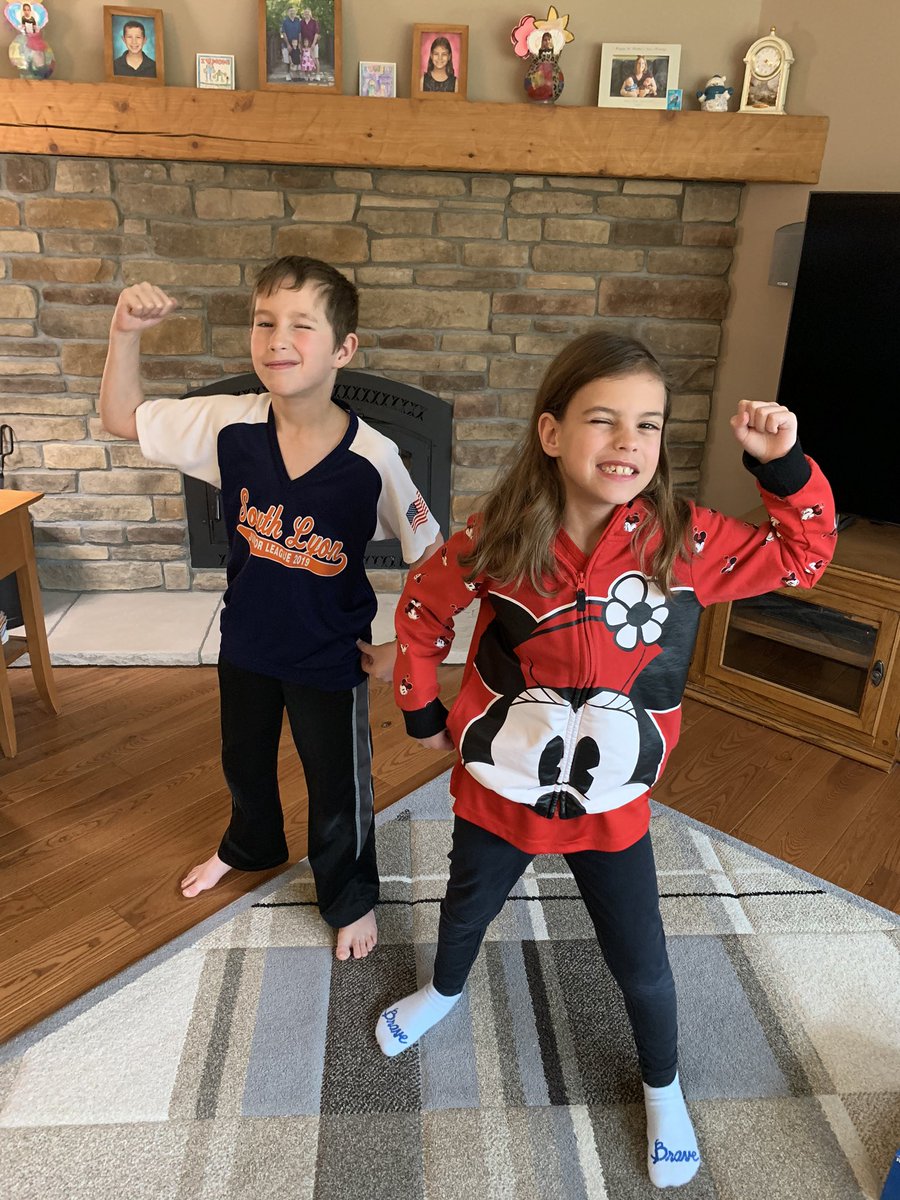 Popeye pose <a href="/SLCSBartlett/">Bartlett Elementary</a>  #BartlettBears