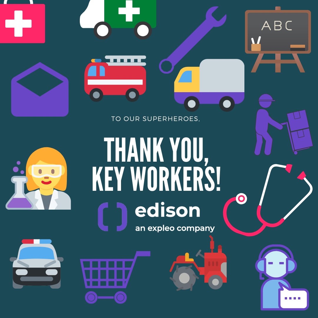 We would like to express a very appreciative THANK YOU to all key workers out there that are helping to keep things running and working so hard.  A social media post doesn't feel enough but we hope that it puts the message out there.  You are appreciated.

#keyworkers #thankyou