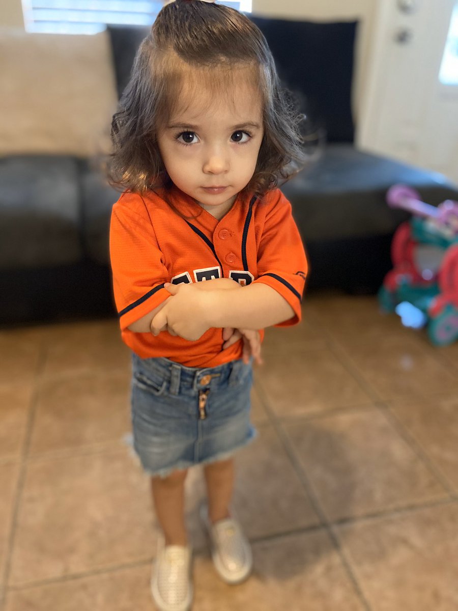 diana21ss's tweet photo. Everything was ok until I told her opening day was postponed....and then this happened retweet for the video  @astros @JuliaMorales @TeamCJCorrea @LMcCullers43  #OpeningDayAtHome #ForTheH https://t.co/FRdFdyKaKZ