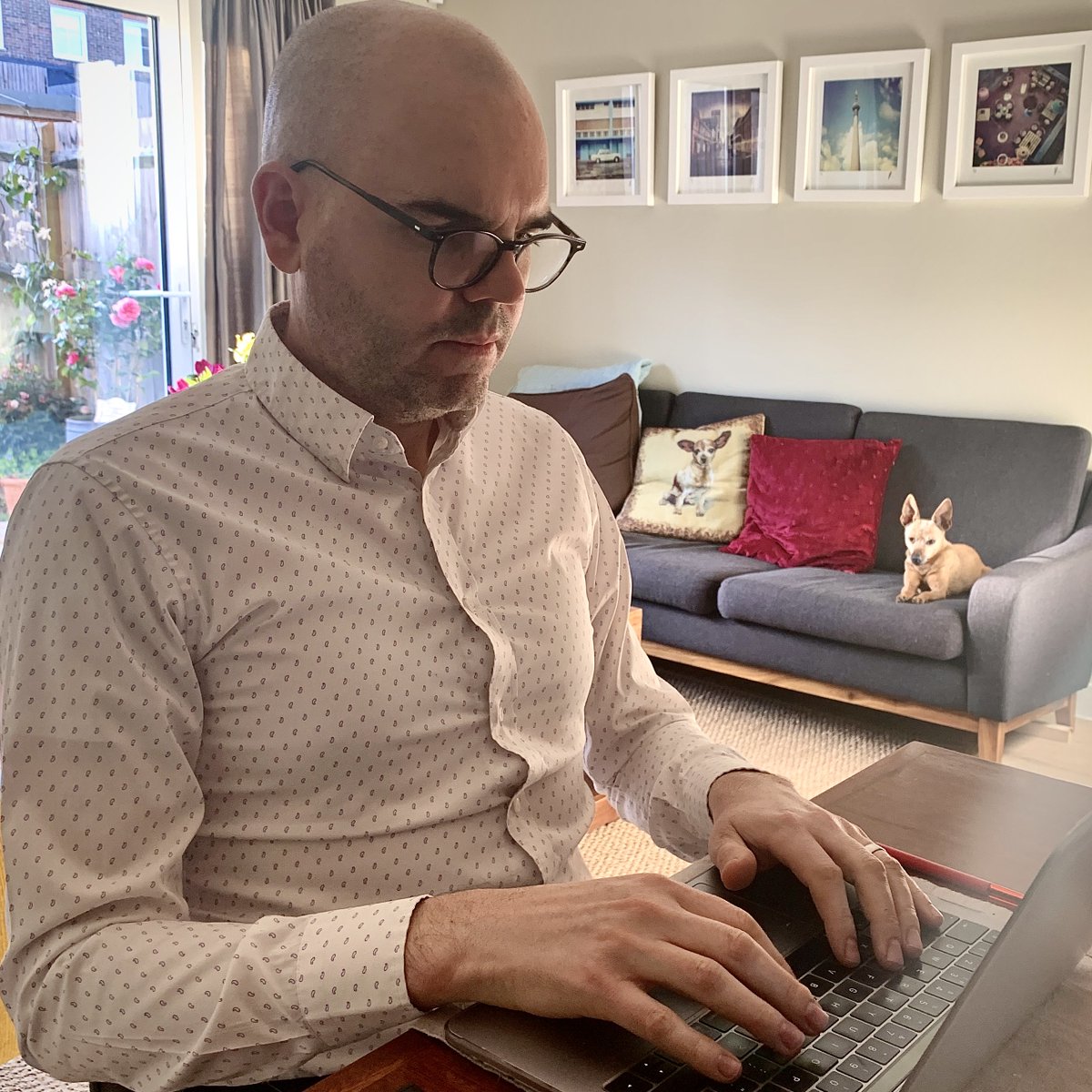 marcussorour's tweet image. Grateful to be working from home with @catesorour to help #StopTheSpread while still feeling super connected to family, friends, &amp;amp; colleagues. Viva unified comms! #CodeConnects