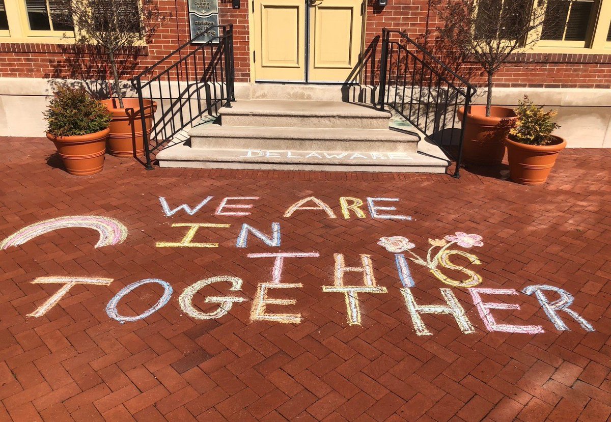 SavingDEHistory's tweet image. Delaware, We are in this together! #chalkthewalkdelaware #chalkthewalk #delaware #bringjoy #positivemessages #netde #share #spreadlove #savingdelawarehistory
