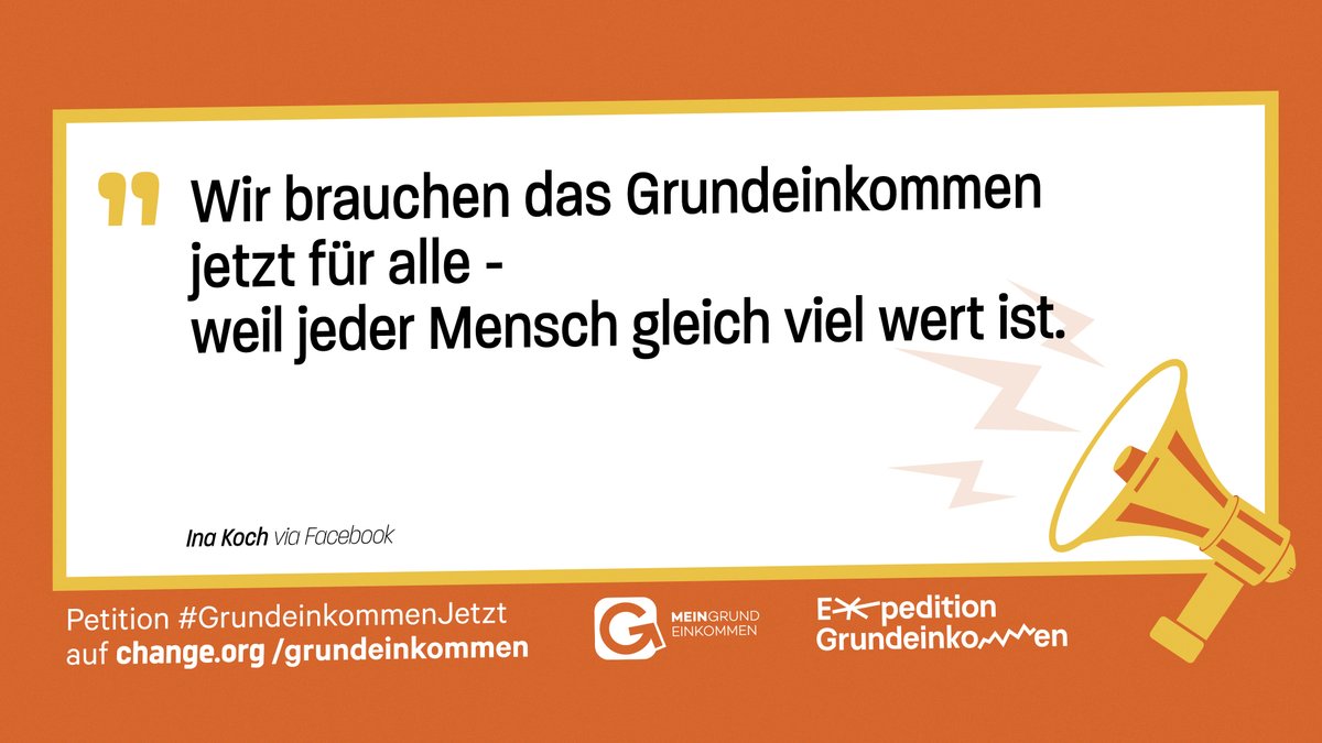 Unter #GrundeinkommenJetzt wird heute für ein Grundeinkommen in Zeiten von #COVID2019 demonstriert. Mach mit und twittere an <a href="/peteraltmaier/">Peter Altmaier</a> (@BMWi_Bund), <a href="/OlafScholz/">Olaf Scholz</a> (<a href="/BMF_Bund/">Bundesministerium der Finanzen</a>) &amp; <a href="/hubertus_heil/">Hubertus Heil</a> (<a href="/BMAS_Bund/">Bundesministerium für Arbeit und Soziales</a>).
