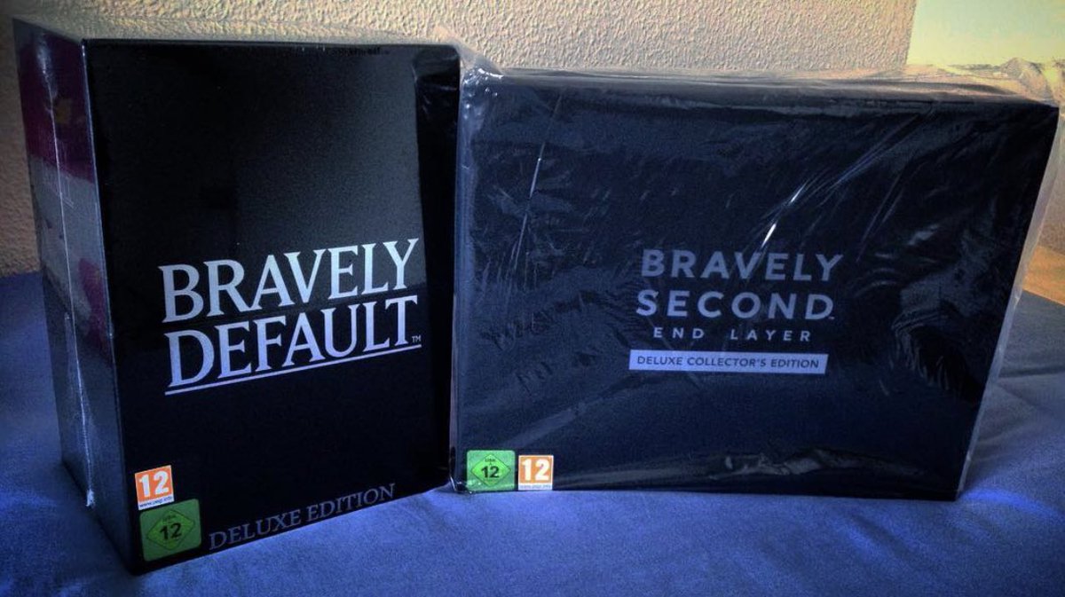TaKaTo__TK's tweet photo. #BravelyDefault y #BravelySecondEndLayer Deluxe Edition. Me costó tiempo (y dinero) conseguir la Deluxe de Bravely Default. Se agotaron muy rápido las reservas y no llegué a tiempo. Curiosamente, el Second duró mucho tiempo en tienda con rebaja incluída. https://t.co/qg0lbBijSk