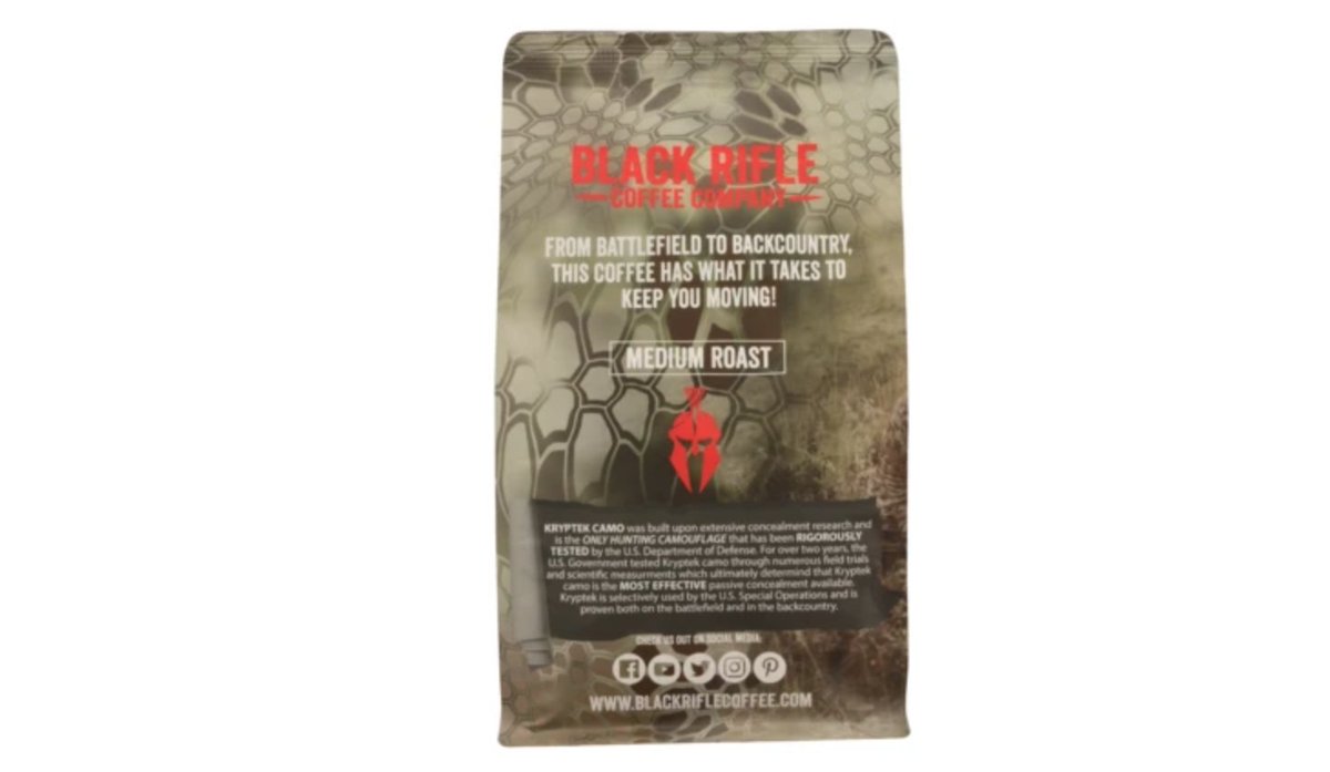Kryptek's values align with <a href="/blckriflecoffee/">Black Rifle Coffee</a> , so we've teamed up to offer you a 100% Colombian medium roast coffee. Just one more thing to look forward to when you're up before dawn chasing the next adventure. #kryptek #brcc 

blackriflecoffee.com/products/krypt…