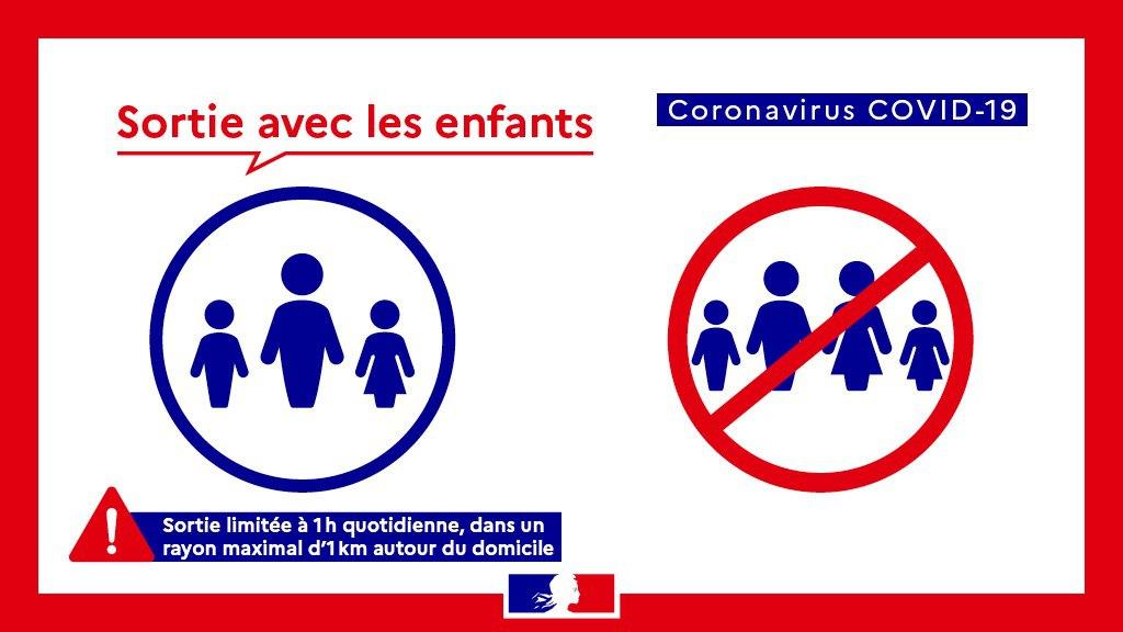 villedementon's tweet photo. ❓Quelles règles pour sortir avec ses enfants ?
▪️ 1 seul adulte doit être présent si possible ;
▪️ 1 attestation de déplacement dérogatoire suffit, en mentionnant les enfants.

#coronavirus #COVID19 https://t.co/HEb6QOusi2