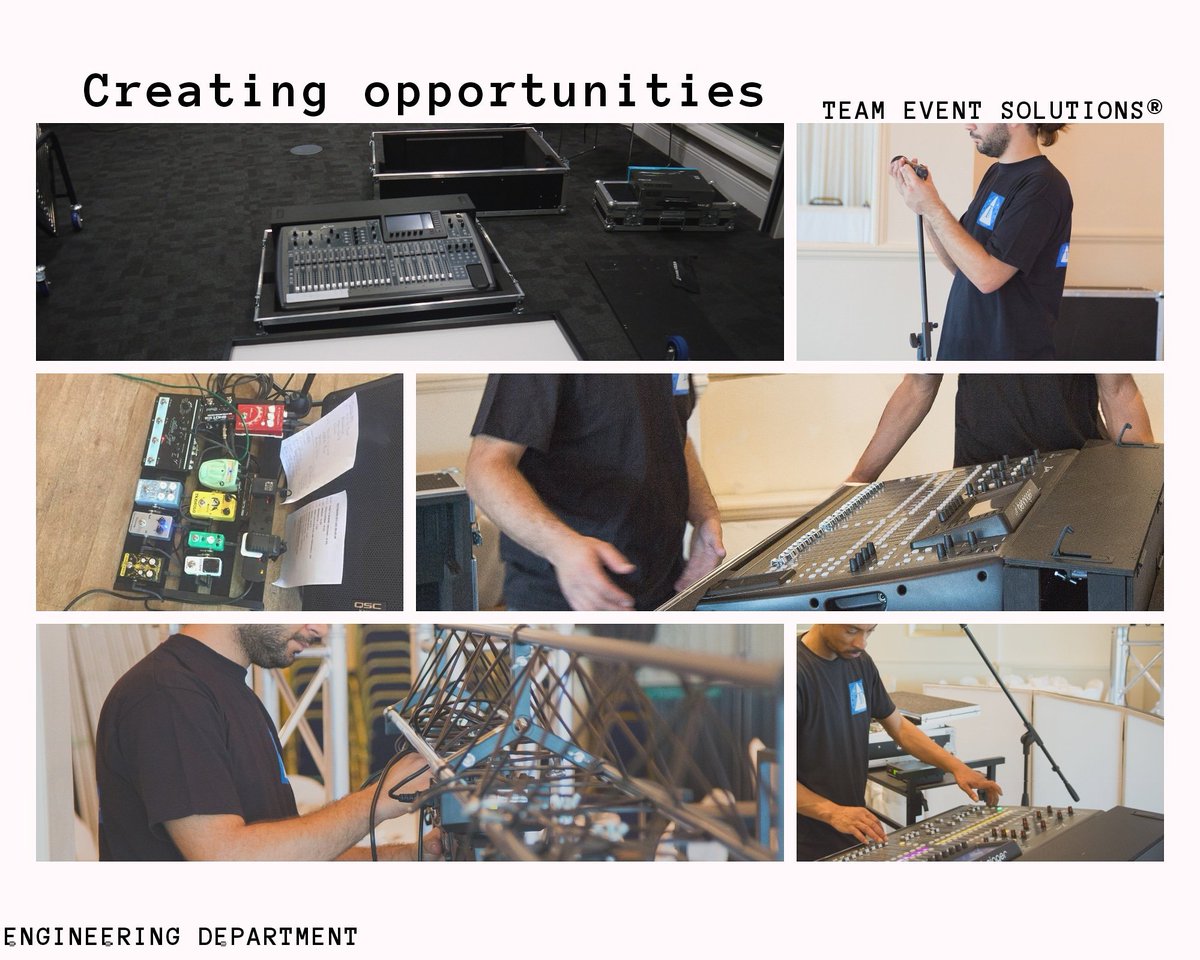 TESolutionsLTD's tweet photo. Audio Visual Team @teameventsolutionsltd

We set up and provide technical support.
We derig and collect.
We are staffed with industry professionals.
We pride ourselves in the quality of our service. https://t.co/jKSj74CfyQ