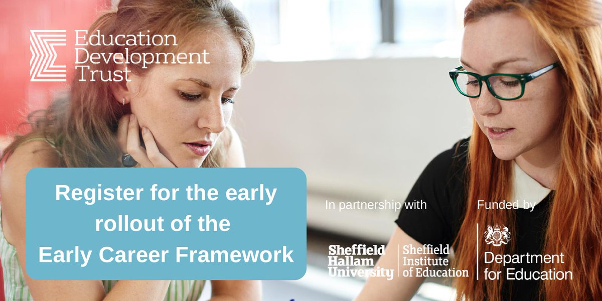 Everyone's participation in <a href="/AccelerateTeach/">Accelerate Teaching Programme</a> is supporting our future CPD work with early career teachers, including the early rollout of the Early Career Framework. 

📢Follow us at @EdDevTrust_ECF to stay up to date with the #earlycareerframework as well as @EdDevTrust