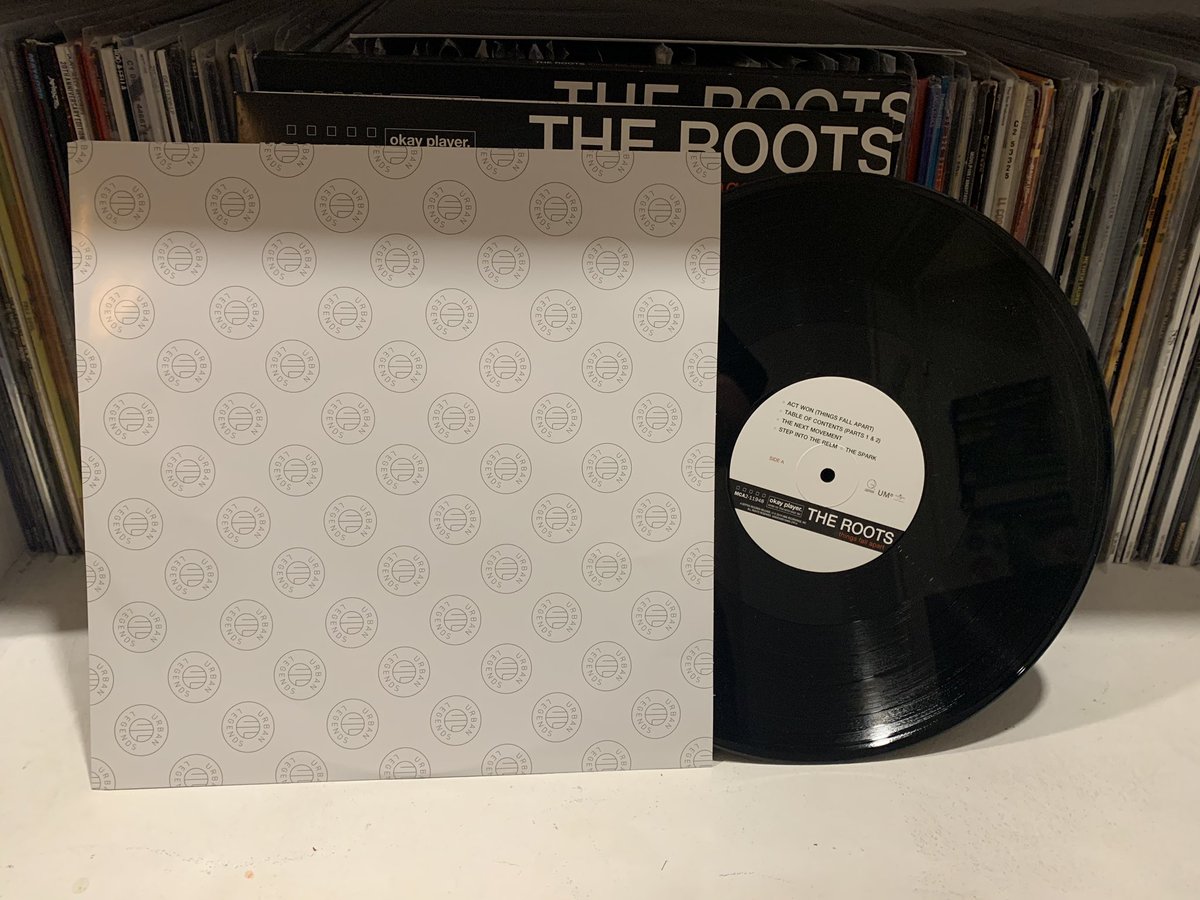 MaxBoor's tweet photo. It was a gloomy, rainy morning in Birmingham, UK with my man @Plucicanakiselo last year. Just before we left the city we stopped @RoughTradeRecs where I copped this beautiful @urbanxlegends release of #TheRoots #ThingsFallApart #DiscogsQuickPick https://t.co/0oyWaqvj2l