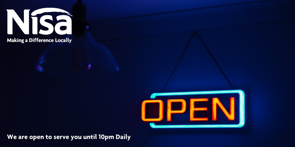 NisaLocalSplott's tweet photo. We are OPEN as normal to serve you until 10pm DAILY.
#ShopLocal #Splott #SplottLocal https://t.co/GOUv6ntESA