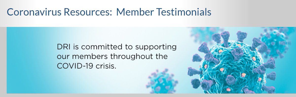 "[DRI] has reminded me of several things that are important to know in practicing remotely, and it has alerted me to several things that are new to me and that have improved my practice from home." Read more from George Walker, Mobile, AL: bit.ly/3brkXx6