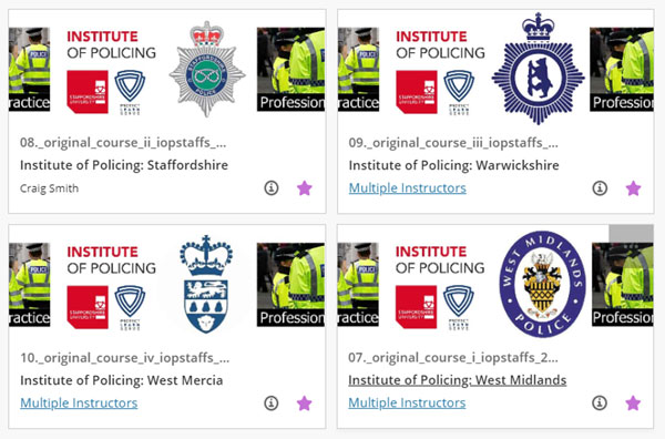 DrCraigRSmith's tweet photo. Great feedback from police forces and PCDA students on @StaffsUni's @IoPStaffs pre-course Digital Skills Induction. Made with @Blackboard coursesites by @DigiLearnStaffs. Included are Join Codes for new cohorts to self-enrol onto @MicrosoftTeams #distancelearning #ProudToBeStaffs https://t.co/qLa7iaBbNQ
