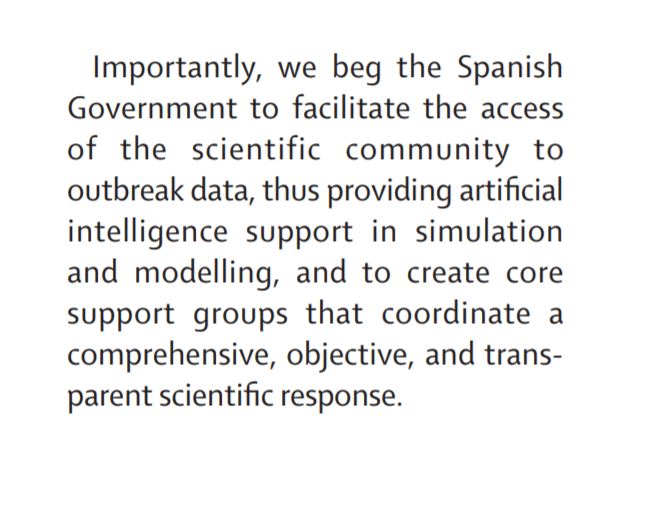NEW #COVID19 —Experts’ request to the Spanish Government: move Spain towards complete lockdown

Correspondence from O Mitjà, À Arenas, X Rodó, A Tobias, J Brew, J M Benlloch on behalf of 62 signatories hubs.ly/H0nWrGG0