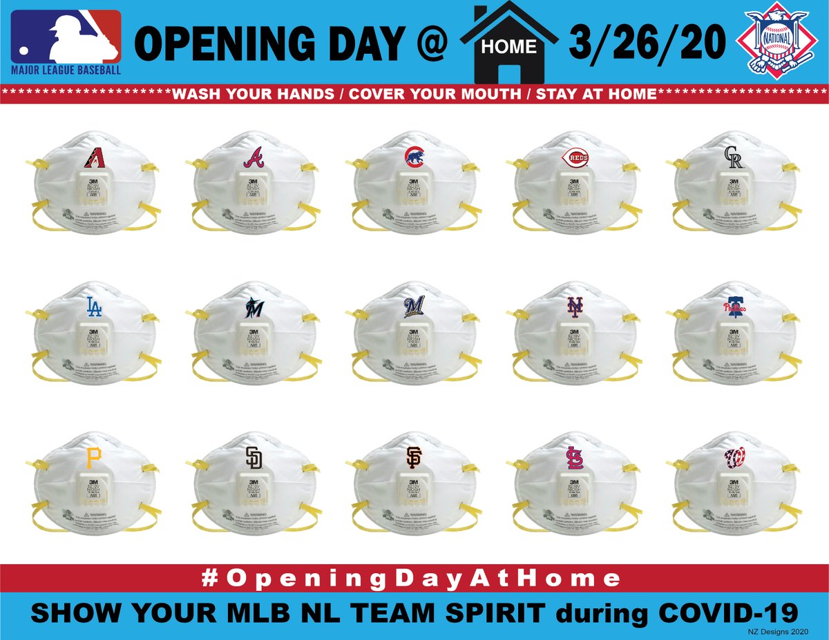 NellyZ27's tweet photo. Calling all ⚾️ fans! Let's celebrate @MLB Opening Day at Home today 3/26/20! #OpeningDayAtHome #OpeningDayEnCasa #StayAtHome #StayAtHomeOrder https://t.co/KhfNfoTMHh