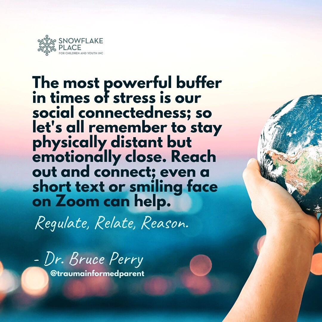 snowflakeplace's tweet photo. #Quote via @traumainformedparent #Emotionallyclose #SelfCare #TraumaInformed #BrucePerry #DrBrucePerry #TraumaAwareness #ChildAdvocate #Community #Connectedness #SocialIsolation #SocialDistancing https://t.co/wqjPgx9H1q