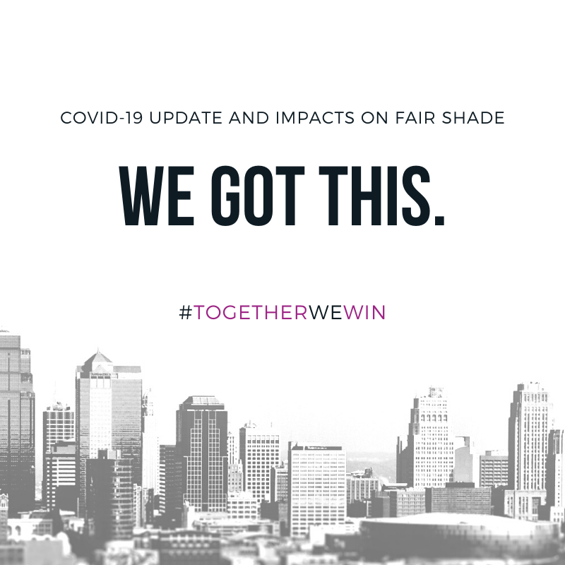 fair_shade's tweet photo. COVID-19 Update and its impact on Fair Shade https://t.co/7RHvZBc407 https://t.co/koV1pUsfKP