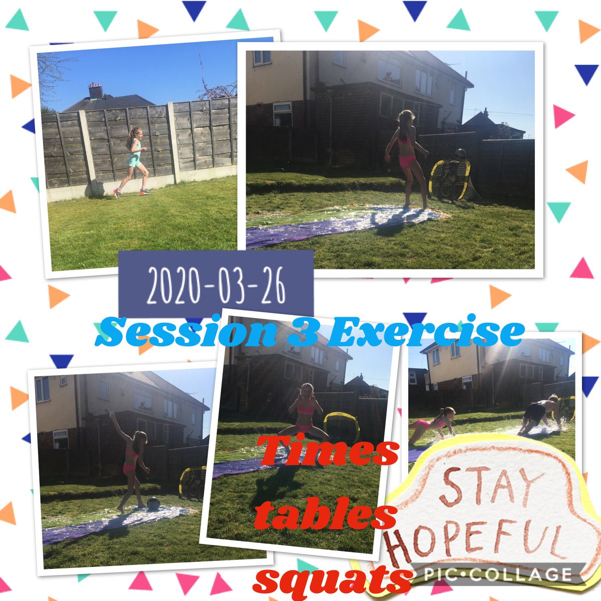 Macie is sticking to the suggested timetable ☀️ she wanted to be at Lledr Hall with her class friends today though 😢<a href="/MissGray55/">Miss Gray</a>