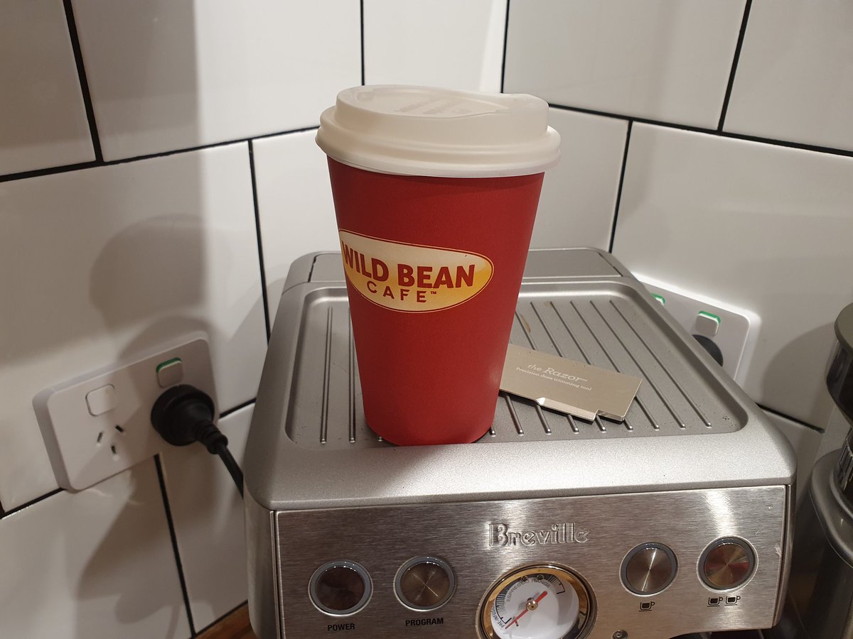 HardingGruff's tweet photo. Lockdown day 2. I need to go and get the groceries. I saved and washed my last #wildbean cup. Long black it is.. This is normal right? #COVID19nz #lockdownnz #shopnormal #Covid_19nz #BeKindNZ https://t.co/NoYNLZZyEl