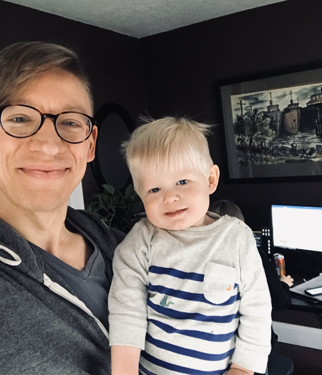 osucsw's tweet photo. Steve David, our advocacy director, has taken on the new role of substitute pre-school teacher as he works from home. To all of the brilliant teachers that work tirelessly to support young minds each and every day: thank you! #SWNeverStops https://t.co/kcQXhmukUQ
