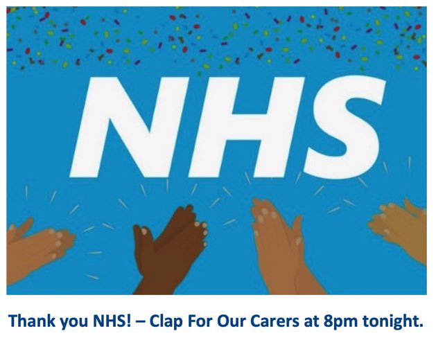 #nhs #thankyounhs #thankyounhsstaff #communityspirit #pullingtogether #clapforourcarers