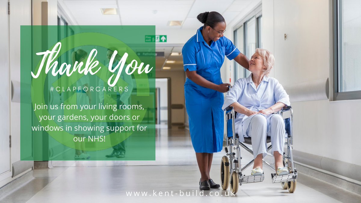 👏T H A N K * Y O U 👏

Join us tonight at 8PM in the national #ClapForCarers campaign as we say a huge THANK YOU to our #NHS and carer community. From your front doors, from your living rooms - we want to hear you clap in support!

#ClapForNHS #ThankYou #Support #Community #UK