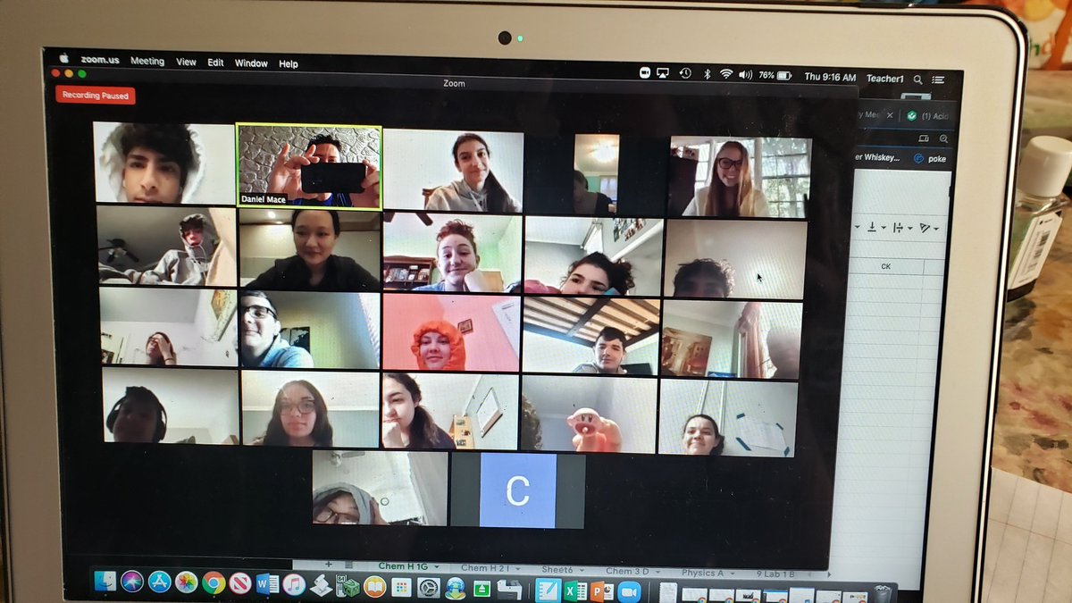 MrMaceXHS's tweet photo. Zooming through the lessons. Even at a  distance we can learn together. https://t.co/SdnoPUNYJ9