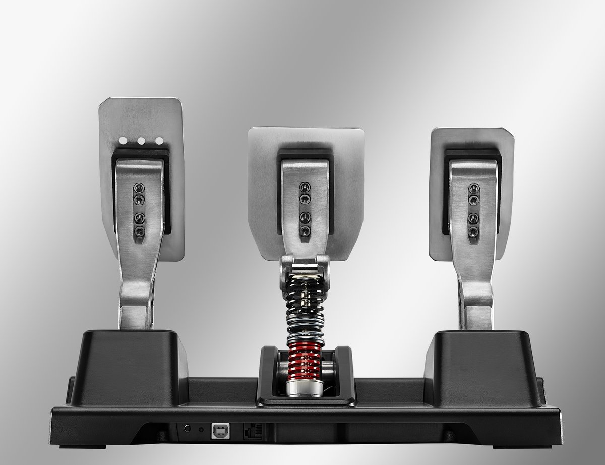 TMThrustmaster's tweet photo. T-LCM Pedals | Experience incredibly lifelike sensations and ultra-precise braking in racing games. Now available. https://t.co/ftrProqq1s