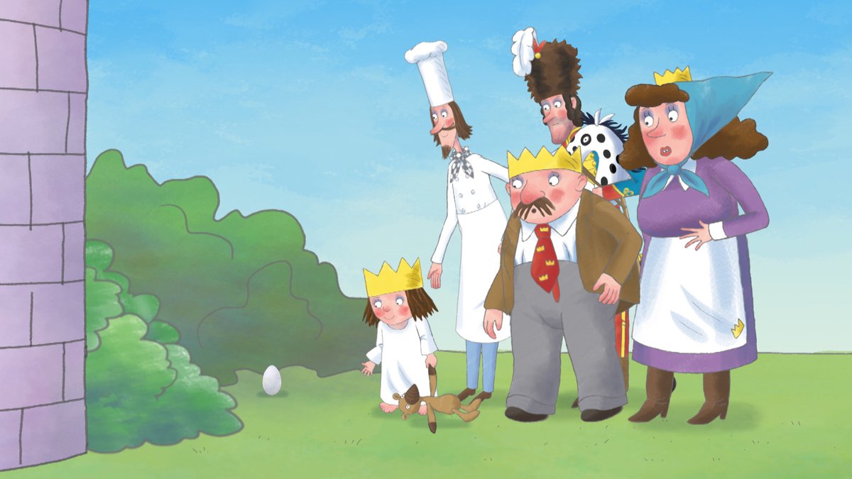 LP_Kingdom's tweet photo. 👑👑 New Episode!!👑👑 An egg has been found, what might have laid it. Excited to find out what’s inside, can Princess contain her excitement long enough to see it hatch?  The NEW Series continues at 8.40 am Monday to Friday on #milkshaketv #littleprincesstv https://t.co/6HCQJfzTLz