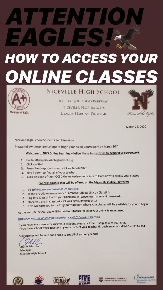 Niceville High SGA tweet media