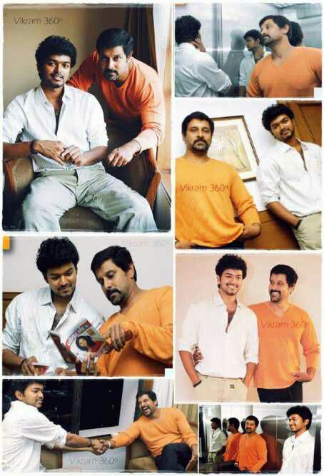 SSMusicTweet's tweet photo. #Nanban ! 

#Thalapathy #ChiyaanVikram https://t.co/SFVgJeHpkQ